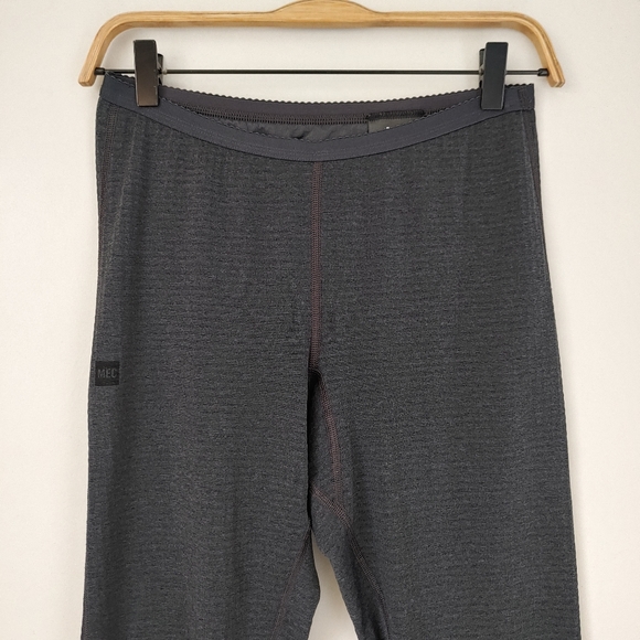 MEC T3 Long Johns Base Layer Leggings Size Medium Grey Polartec - Picture 6 of 15
